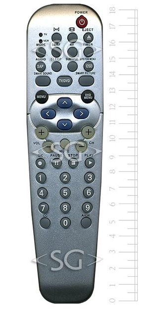 Пульт дистанционного управления для PHILIPS RC19042006/01 tv+dvd